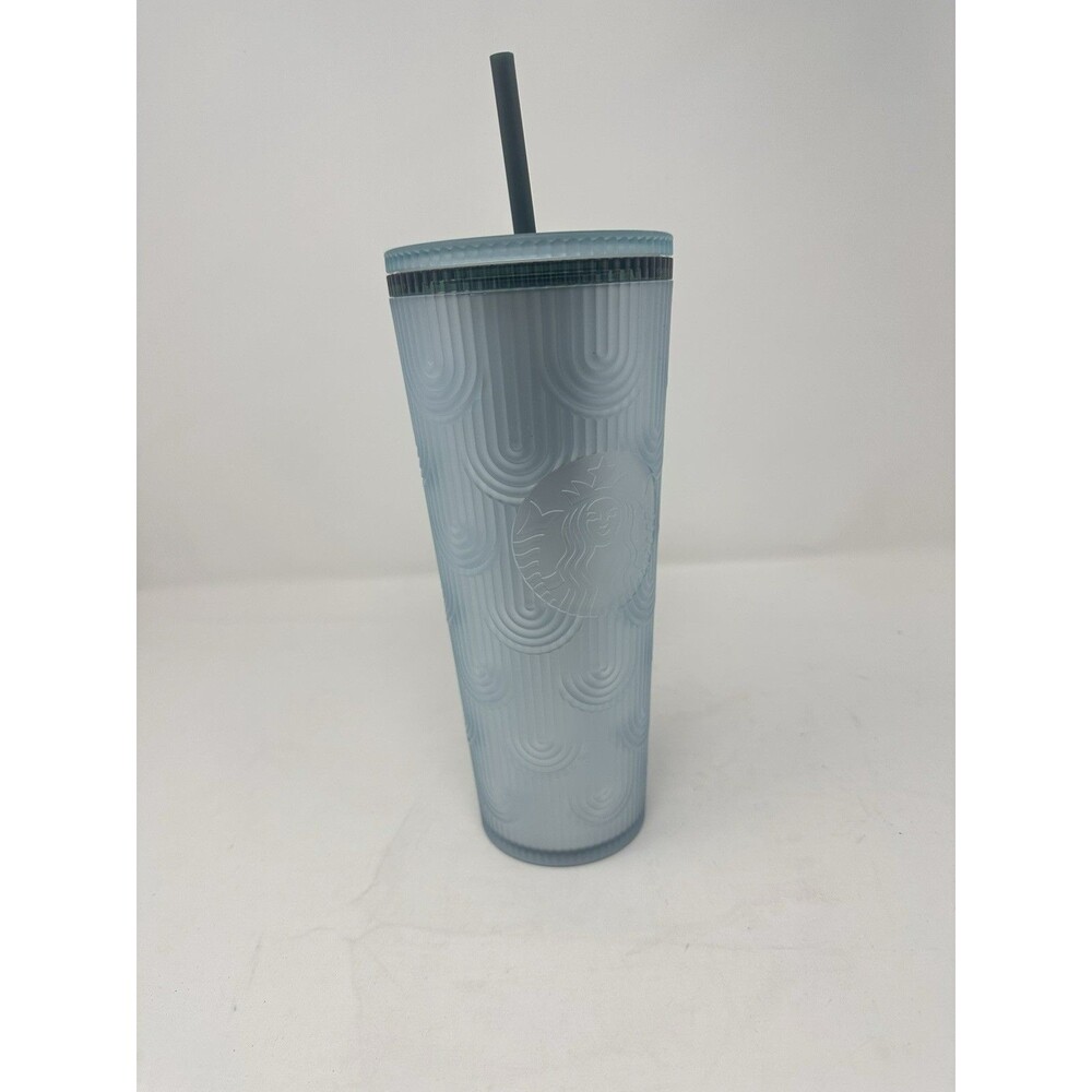 Starbucks Soft Touch Cold Tumbler 24oz Venti 2024 Anniversary Shell Mint Green